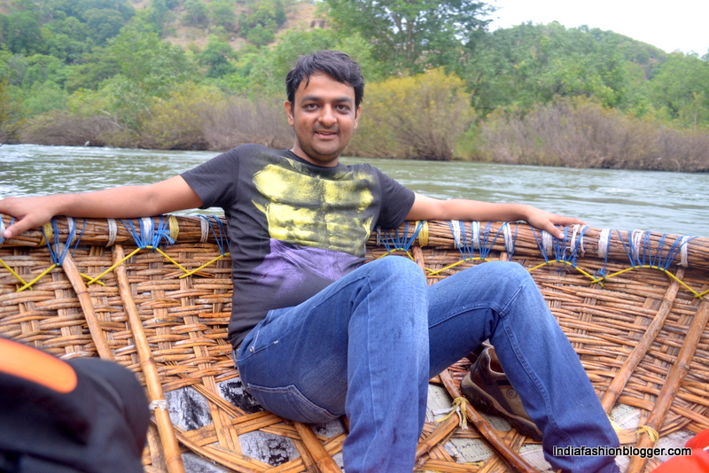  boating in Water fall 